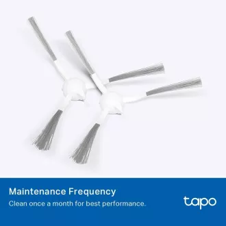 TP-Link Tapo RVA100 Ersatzteilset (1x Bürste, 2x Seitenbürste, 2x HEPA-Filter) für Tapo RV30 plus, RV30, RV10 plus, RV10