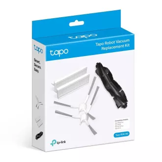 TP-Link Tapo RVA100 Ersatzteilset (1x Bürste, 2x Seitenbürste, 2x HEPA-Filter) für Tapo RV30 plus, RV30, RV10 plus, RV10