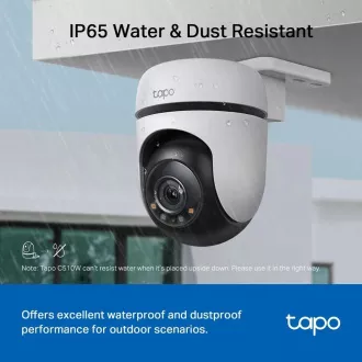 TP-Link Tapo C510W Außenkamera, (3MP, PTZ, 2K 1296p, WiFi, IR 30m, micro SD Karte)