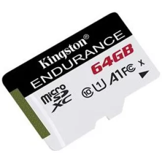 Kingston 64GB microSD XC High Endurance, 95R Klasse 10 UHS-I U1