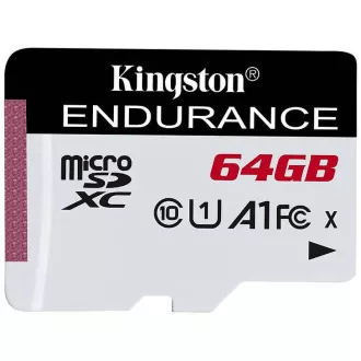 Kingston 64GB microSD XC High Endurance, 95R Klasse 10 UHS-I U1