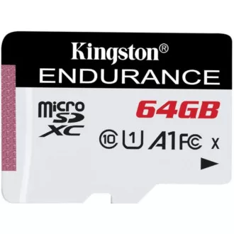 Kingston 64GB microSD XC High Endurance, 95R Klasse 10 UHS-I U1