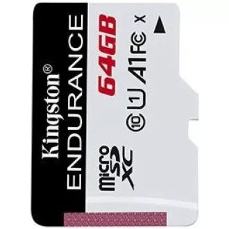 Kingston 64GB microSD XC High Endurance, 95R Klasse 10 UHS-I U1
