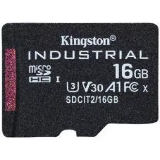 Kingston 16 GB microSDHC Industrial C10 A1 pSLC-Karte Einzelpackung