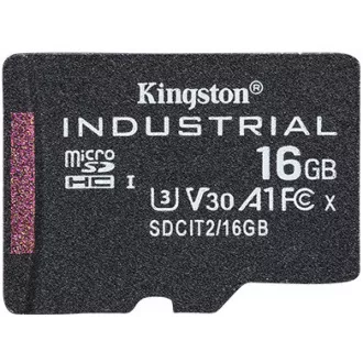 Kingston 16 GB microSDHC Industrial C10 A1 pSLC-Karte Einzelpackung