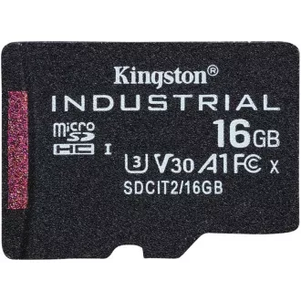 Kingston 16 GB microSDHC Industrial C10 A1 pSLC-Karte Einzelpackung