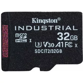 Kingston 32GB microSDHC Industrial C10 A1 pSLC-Karte + SD-Adapter