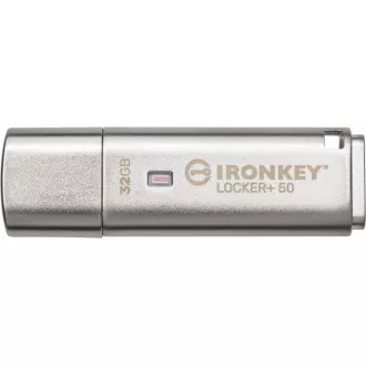 Kingston 32GB IKLP50 IronKey Locker  50 AES USB, mit 256bit Verschlüsselung