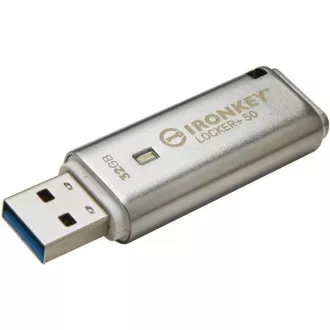 Kingston 32GB IKLP50 IronKey Locker  50 AES USB, mit 256bit Verschlüsselung