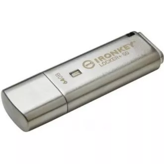 Kingston 64GB IKLP50 IronKey Locker  50 AES USB, mit 256bit Verschlüsselung