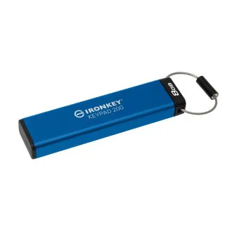 Kingston Flash Disk IronKey 8GB Keypad 200 verschlüsselter USB-Stick