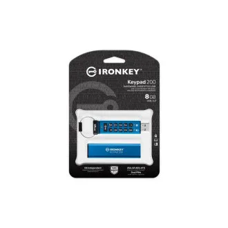 Kingston Flash Disk IronKey 8GB Keypad 200 verschlüsselter USB-Stick