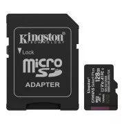 Kingston MicroSDXC 128GB Canvas Select Plus, U1, V10, A1, SD-Adapter