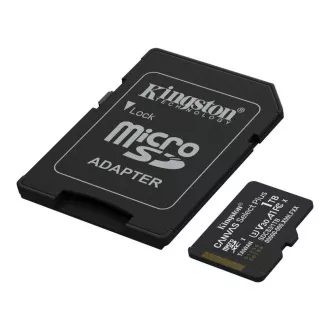 Kingston MicroSDXC-Karte 1TB Canvas Select Plus, U3, V30, A1, SD-Adapter