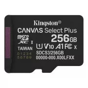 Kingston MicroSDXC 256GB Canvas Select Plus, U1, V10, A1