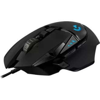 Logitech G502 Hero Gaming-Maus, USB, Kabelgebunden, 16000 DPI, Schwarz