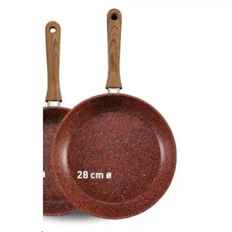 Livington Pfanne aus Kupfer und Stein 28 cm