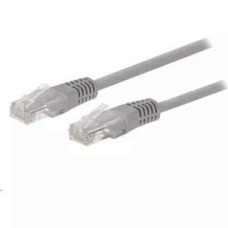 C-TECH Patchkabel Cat5e, UTP, grau, 10m