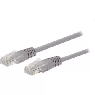 C-TECH Patchkabel Cat5e, UTP, grau, 5m