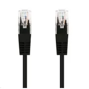 C-TECH Patchkabel Cat5e, UTP, schwarz, 3m