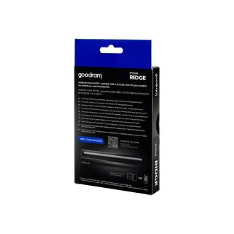 GOODRAM Move Ridge 2TB externe SSD, USB-C 3.2 Gen2x2, (R:2000/W:2000MB/s), schwarz