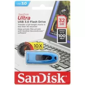 SanDisk Flash Disk 32GB Ultra, USB 3.0, blau SanDisk Flash Disk 32GB Ultra, USB 3.0, blau