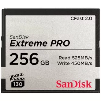SanDisk CFAST 2.0 256GB Extreme Pro (525 MB/s VPG130) SanDisk CFAST 2.0 256GB Extreme Pro (525 MB/s VPG130)