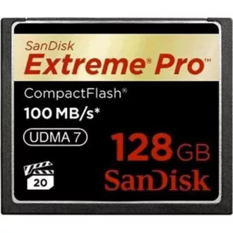 SanDisk Compact Flash 128GB Extreme Pro (160MB/s) VPG 65, UDMA 7
