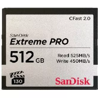 SanDisk CFAST 2.0 512GB Extreme Pro (525 MB/s VPG130)