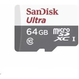Sandisk MicroSDXC-Karte 64GB Ultra (80MB/s, Klasse 10 UHS-I, Android)