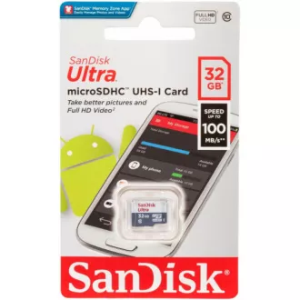 SanDisk MicroSDHC-Karte 32GB Ultra (80MB/s, Klasse 10 UHS-I, Android) SanDisk MicroSDHC-Karte 32GB Ultra (80MB/s, Klasse 10 UHS-I, Android)