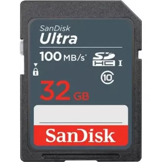 SanDisk SDHC-Karte 32GB Ultra (100MB/s Klasse 10 UHS-I)