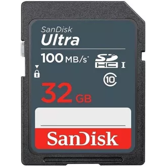 SanDisk SDHC-Karte 32GB Ultra (100MB/s Klasse 10 UHS-I)