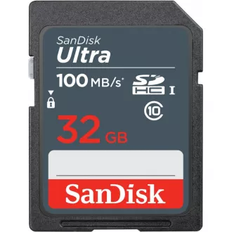 SanDisk SDHC-Karte 32GB Ultra (100MB/s Klasse 10 UHS-I)