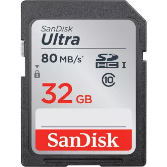SanDisk SDHC-Karte 32GB Ultra (100MB/s Klasse 10 UHS-I)