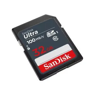 SanDisk SDHC-Karte 32GB Ultra (100MB/s Klasse 10 UHS-I)