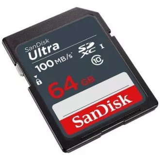 SanDisk SDXC-Karte 64GB Ultra (100MB/s Klasse 10 UHS-I)