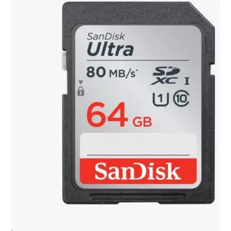 SanDisk SDXC-Karte 64GB Ultra (100MB/s Klasse 10 UHS-I)