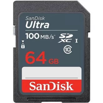 SanDisk SDXC-Karte 64GB Ultra (100MB/s Klasse 10 UHS-I)