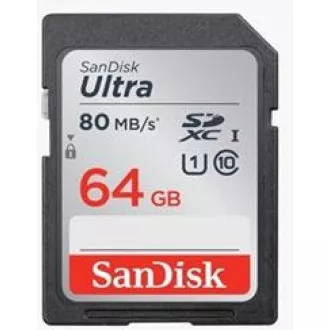 SanDisk SDXC-Karte 64GB Ultra (100MB/s Klasse 10 UHS-I)
