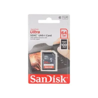 SanDisk SDXC-Karte 64GB Ultra (100MB/s Klasse 10 UHS-I) SanDisk SDXC-Karte 64GB Ultra (100MB/s Klasse 10 UHS-I)