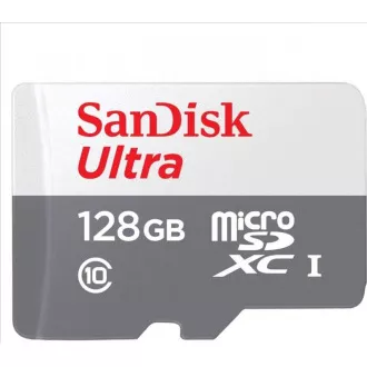SanDisk MicroSDXC-Karte 128GB Ultra (100MB/s, Klasse 10, Android) + Adapter