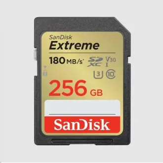 SanDisk SDXC-Karte 256GB Extreme (190 MB/s Klasse 10, UHS-I U3 V30) - Unverpackt SanDisk SDXC-Karte 256GB Extreme (190 MB/s Klasse 10, UHS-I U3 V30) - Unverpackt