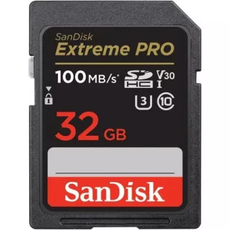 SanDisk SDHC-Karte 32GB Extreme PRO (100 MB/s Klasse 10, UHS-I U3 V30)