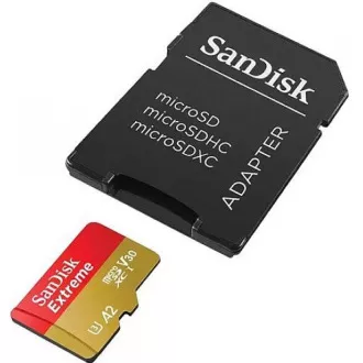 SanDisk micro SDXC Karte 64GB Extreme (170 MB/s Klasse 10, UHS-I U3 V30) Adapter SanDisk micro SDXC Karte 64GB Extreme (170 MB/s Klasse 10, UHS-I U3 V30) Adapter