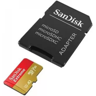 SanDisk micro SDXC Karte 512GB Extreme (190 MB/s Klasse 10, UHS-I U3 V30)   Adapter