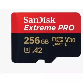 SanDisk micro SDXC Karte 256GB Extreme PRO (200 MB/s Klasse 10, UHS-I U3 V30)   Adapter