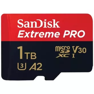 SanDisk micro SDXC Karte 1TB Extreme PRO (200 MB/s Klasse 10, UHS-I U3 V30)   Adapter
