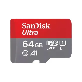 SanDisk MicroSDXC 64GB Ultra (140MB/s, A1 Klasse 10 UHS-I) Adapter SanDisk MicroSDXC 64GB Ultra (140MB/s, A1 Klasse 10 UHS-I) Adapter