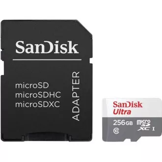 Sandisk MicroSDXC 256GB Ultra (100MB/s, Klasse 10 UHS-I, Android)
